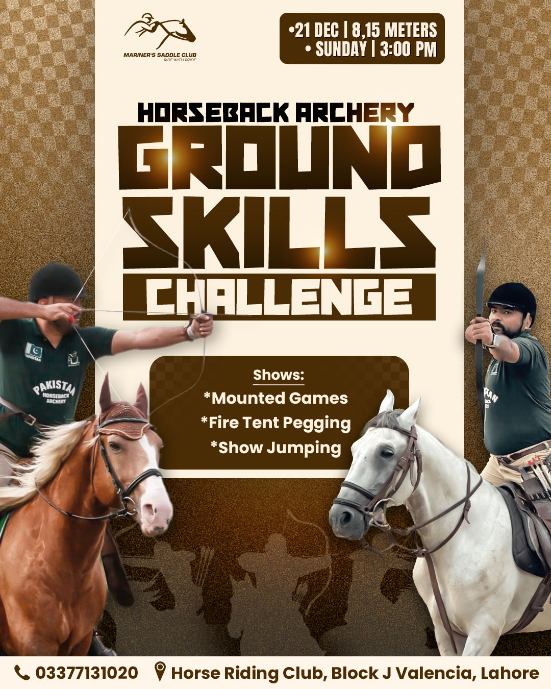 Horseback Archery Ground Skills Challenge